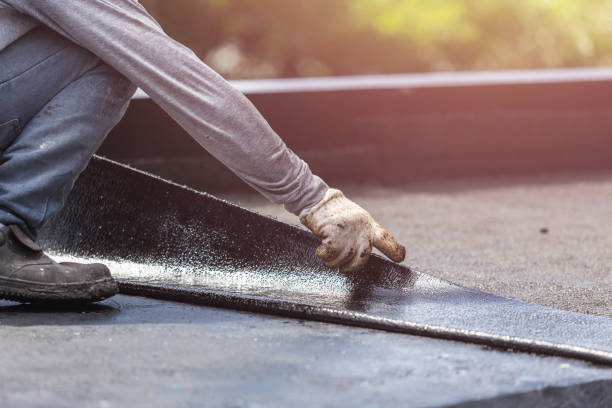 Professional Waterproofing technician working in Algonquin, MD